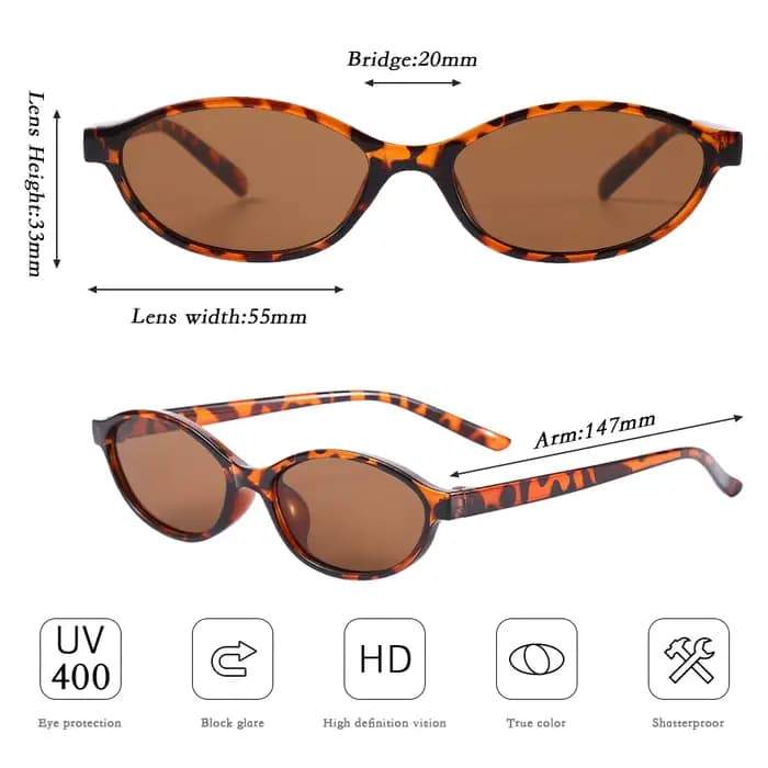 Lunettes de soleil rétro pour femme