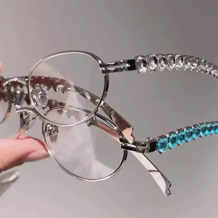 Y2K-Lunettes de soleil ovales en métal biscuits pour hommes et femmes