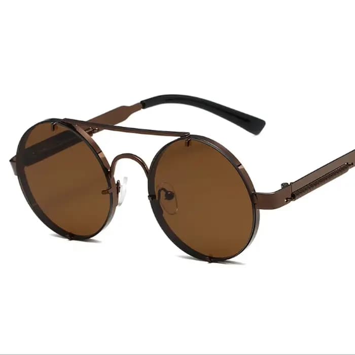 Lunettes de soleil Steampunk vintage pour hommes et femmes