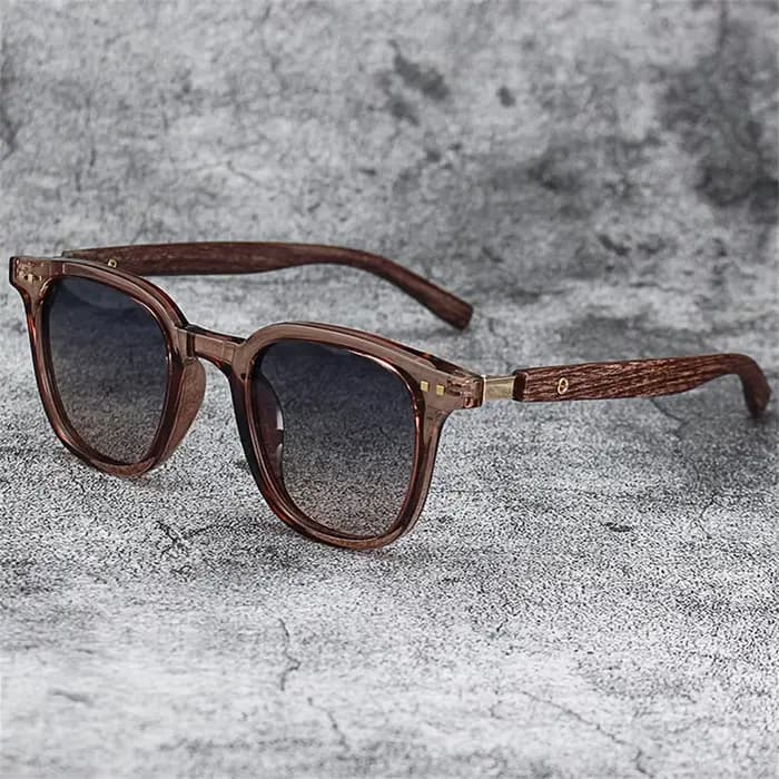 Lunettes de soleil polarisées en bois Mars pour hommes et femmes