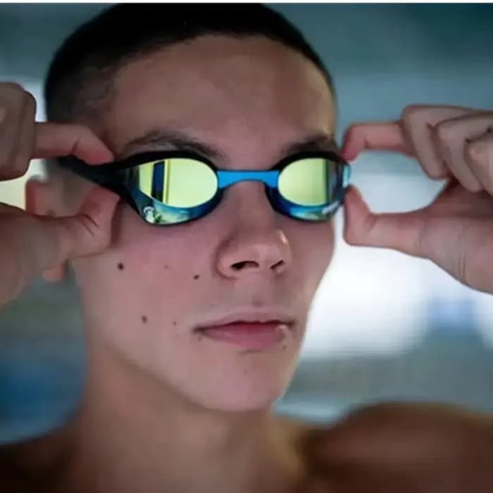 Aromd 25 Lunettes de natation professionnelles de compétition, étanches, anti-buée, haute définition, UV400, équipement de natation pour la compétition et l'entraînement