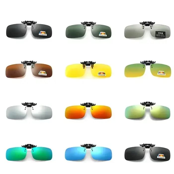Clips pour lunettes de soleil polarisées