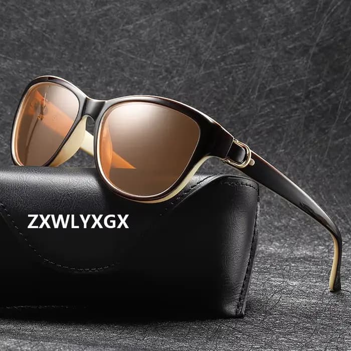 Marque De luxe Design oeil De chat lunettes De soleil polarisées hommes femmes dame