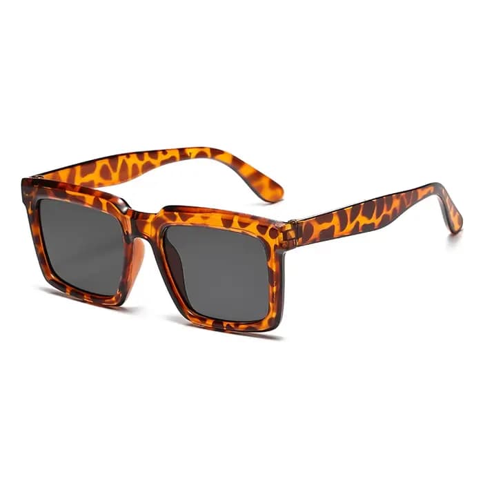 Randonnée Camping femmes mode cadre carré Anti lumière lunettes Vintage Multi couleur