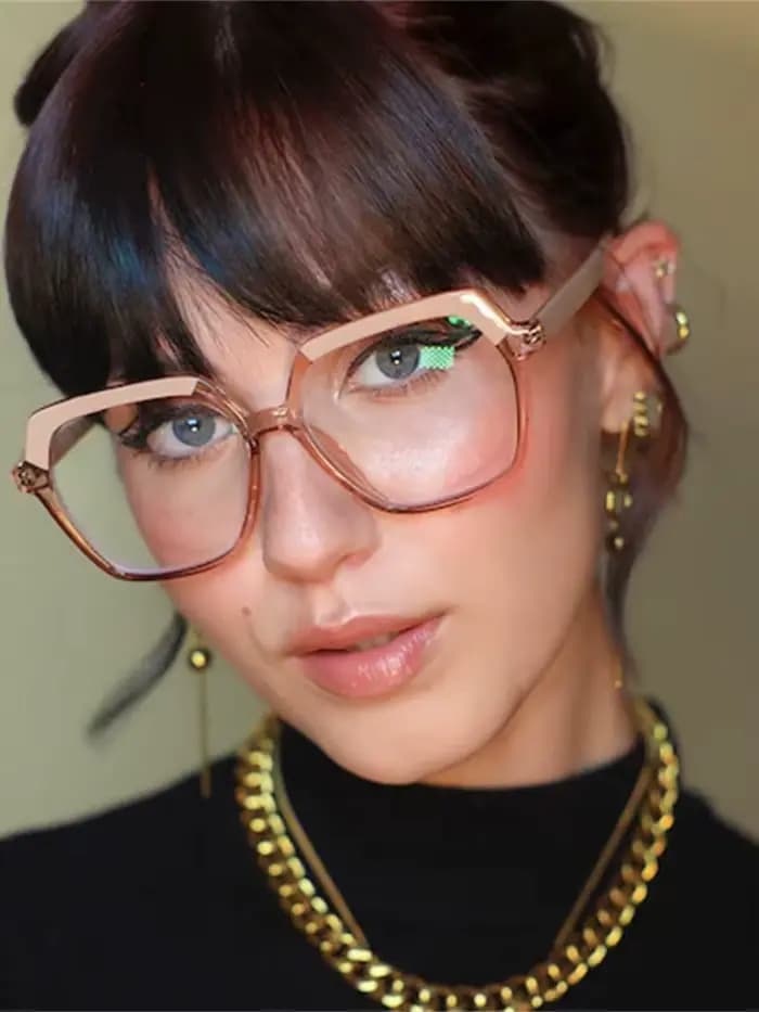 Monture de lunettes tendance décontractée