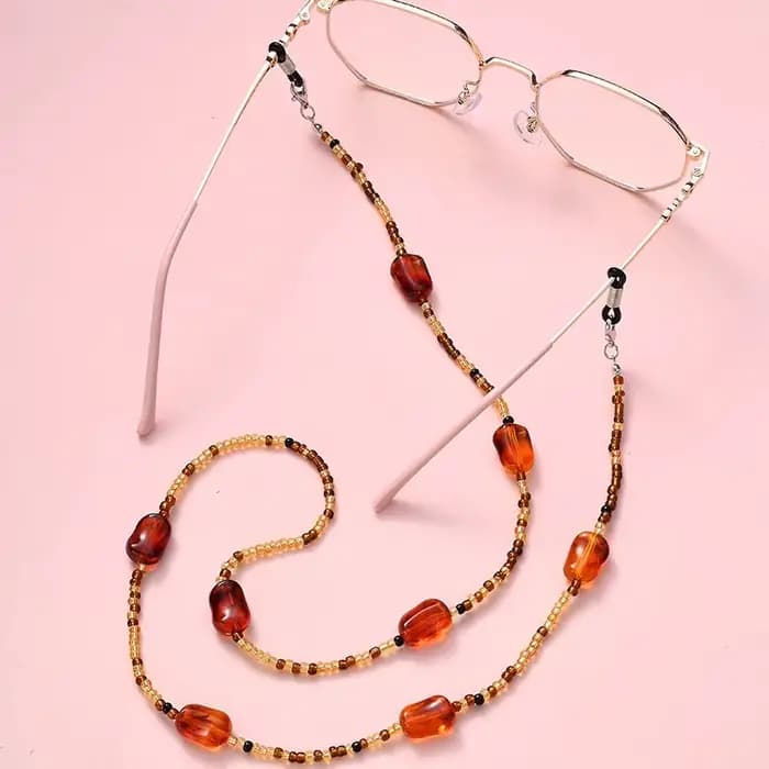 JOWomen-Lunettes de soleil en verre ambré pour femme