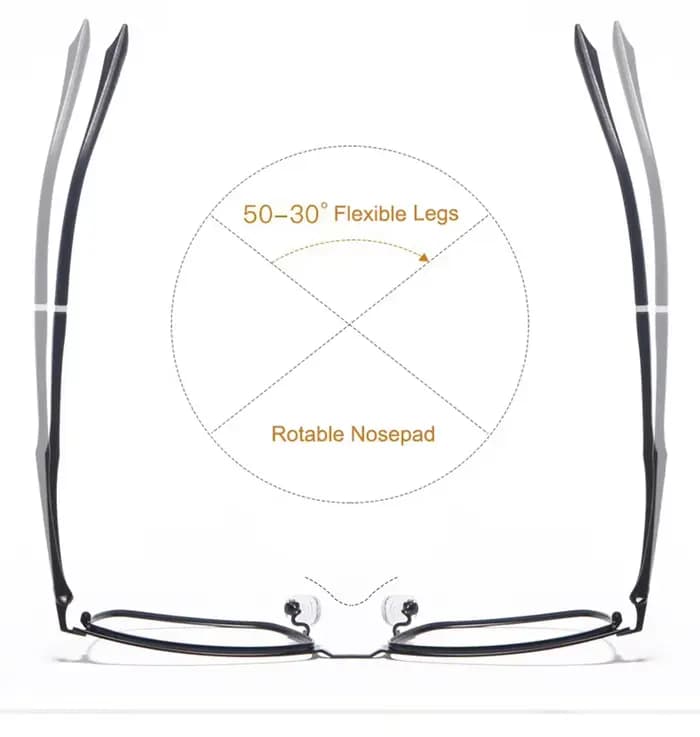 Monture de lunettes d'affaires pour hommes et femmes