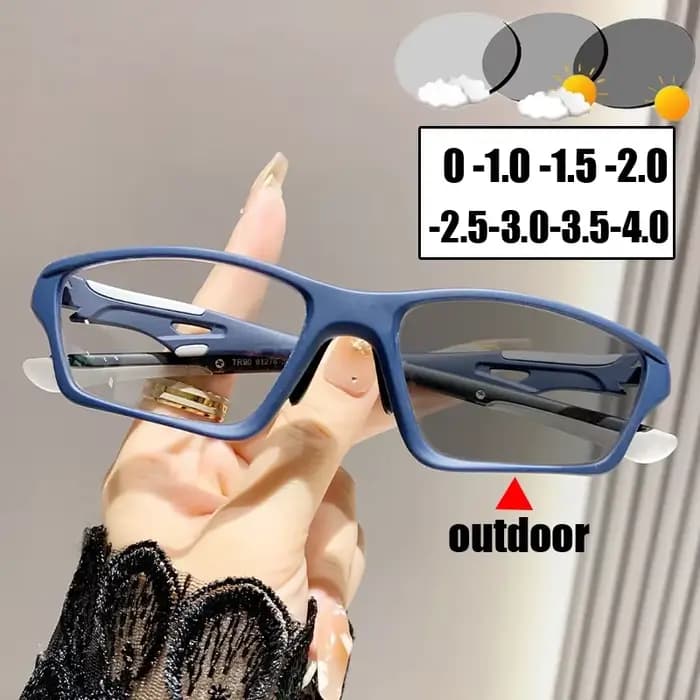 Lunettes de sport photochromiques TR90 pour myopie