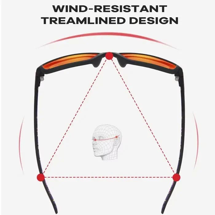 SEPFOX hommes lunettes de soleil de pêche polarisées Sports de plein air randonnée conduite course