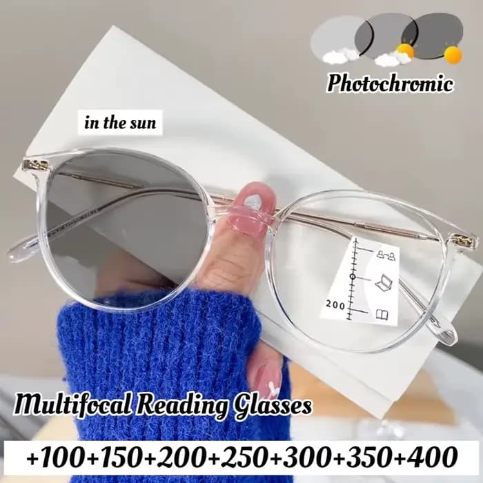 Lunettes de lecture multifocales rondes et tendance