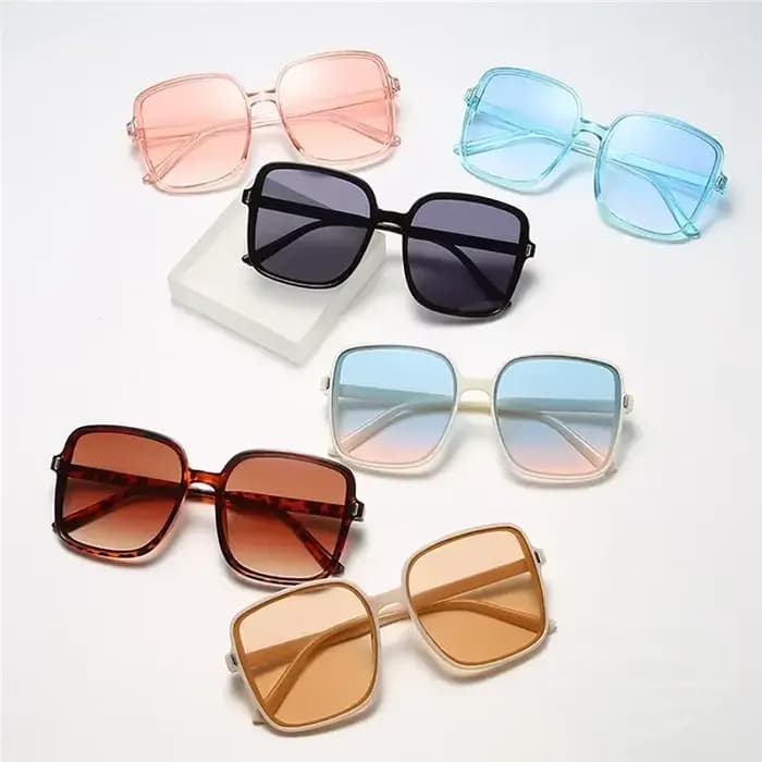 Lunettes de soleil carrées surdimensionnées pour femmes