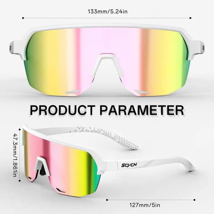 SCVCN nouvelles lunettes de soleil de sport pour enfants en plein air garçons filles