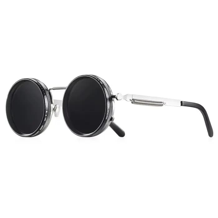 Lunettes de soleil de pêche à monture ronde