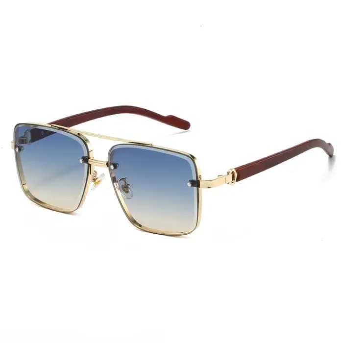 Lunettes de soleil carrées rétro pour hommes et femmes