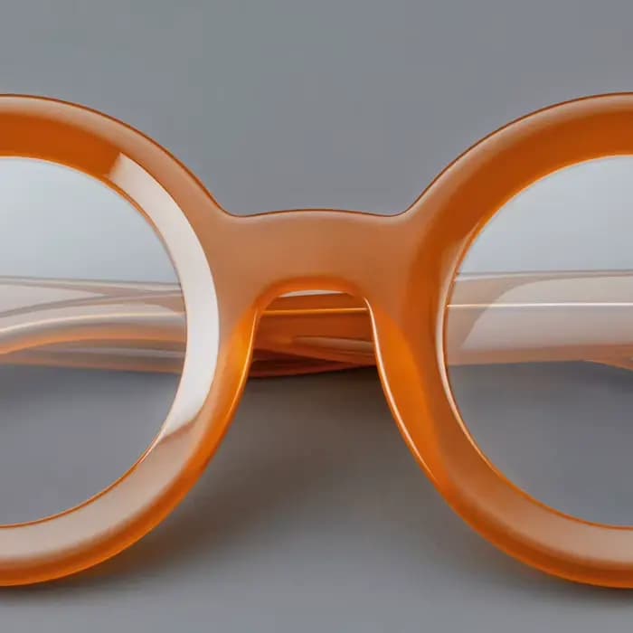 OKH lunettes en acétate rétro monture ronde mode femmes