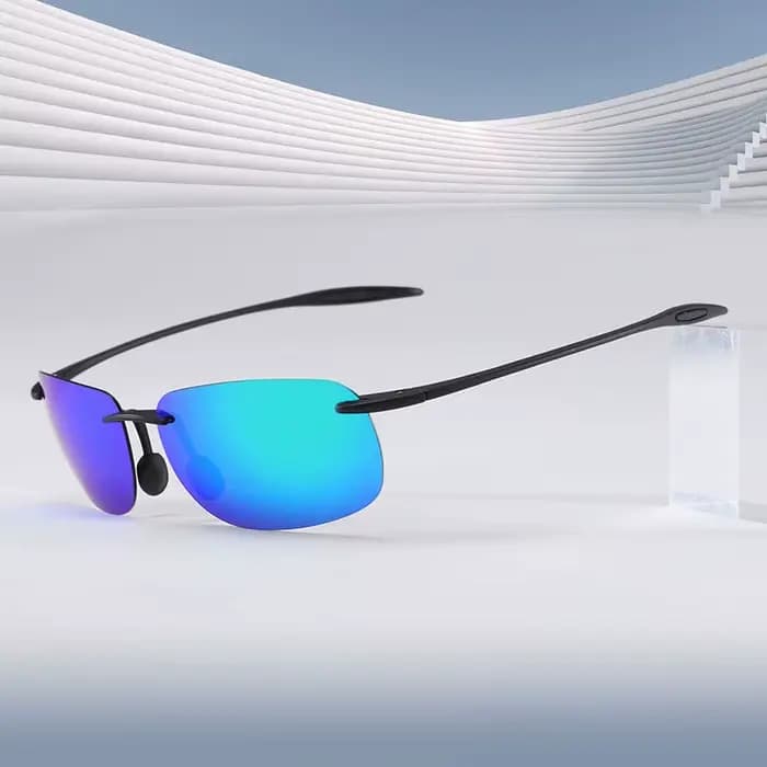 Lunettes de soleil de sport classiques sans bords pour hommes et femmes