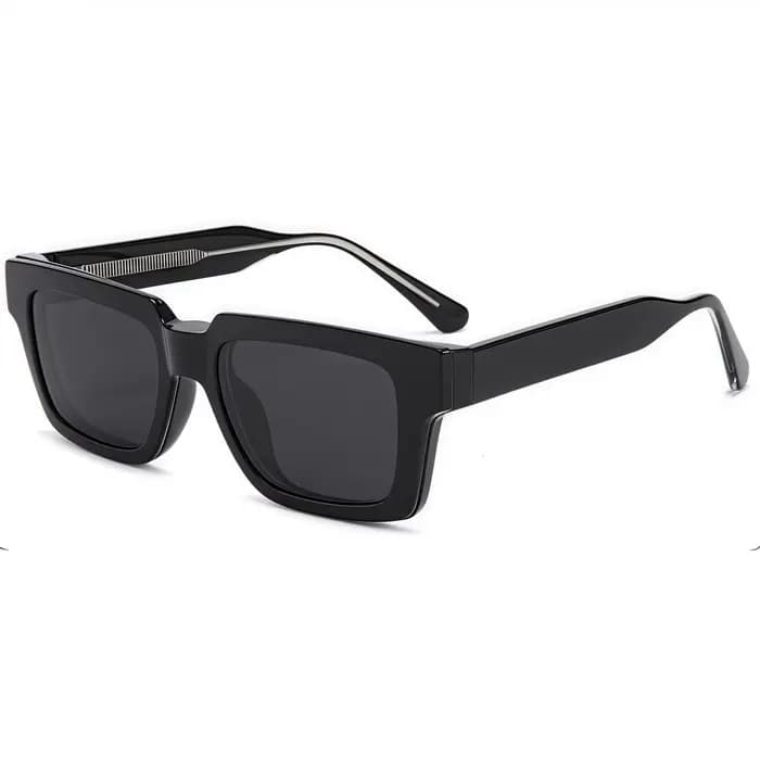 Monture de lunettes à clip magnétique épaisse pour lunettes d'homme