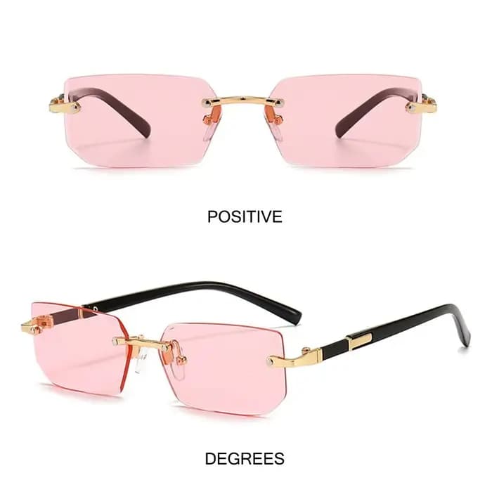 Lunettes de soleil sans monture tendance pour hommes et femmes