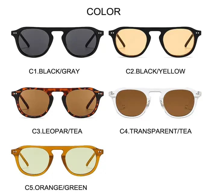 Samjune – lunettes de soleil carrées pour hommes et femmes