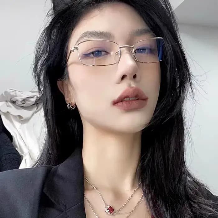 Lunettes rétro en métal à petite monture carrée pour femmes et hommes