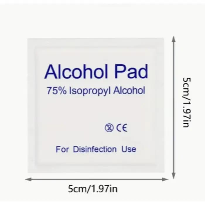 Lingettes désinfectantes en coton à 75 % d'alcool, jetables, pour le nettoyage des écrans de téléphone portable, des lunettes et des trous d'écouteurs
