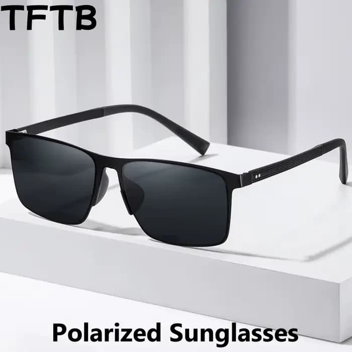 TFTB hommes et femmes lunettes de soleil polarisées rétro carré grand visage conduite randonnée pêche Anti-UV optique