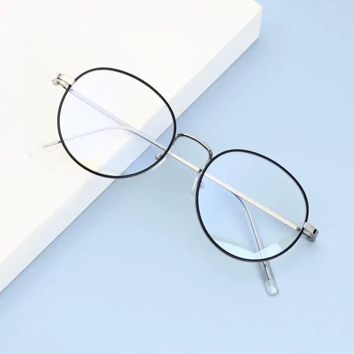 Lunettes anti-lumière bleue, cloutées, miroir plat, monture carrée, luxe, pour ordinateur
