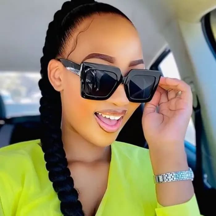 Lunettes de soleil carrées vintage pour femmes