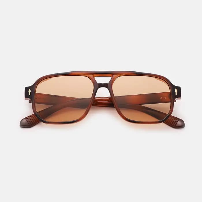 Marque de mode carré femmes hommes lunettes de soleil rétro Rivets
