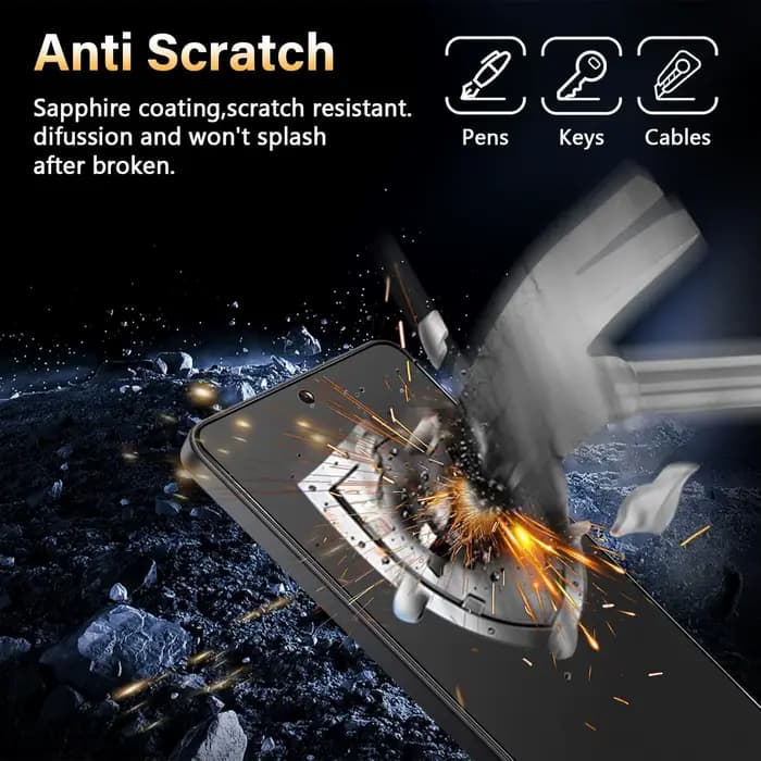 Verre mat pour Samsung Galaxy A16 /A26/A17 5G HD, 2/4 pièces, verre trempé