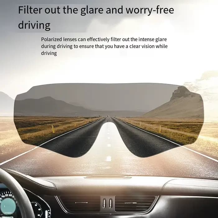 Lunettes de soleil polarisées à changement de lumière intelligent