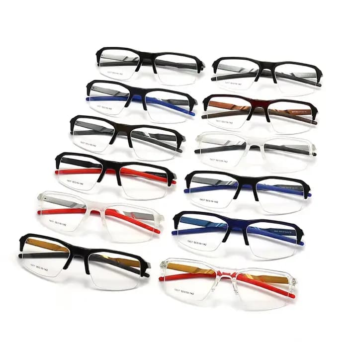 YIMARUILI hommes et femmes lunettes de sport cadre en aluminium TR90 demi-monture