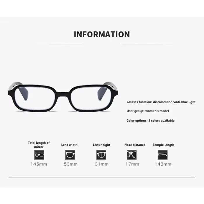 Lunettes de myopie photochromiques pour hommes et femmes