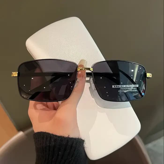 Lunettes de soleil pour hommes haut de gamme, polarisées, résistantes aux UV400, pour la conduite et la pêche, nouvelle collection 2026, grande monture, mode, haute définition, ultra