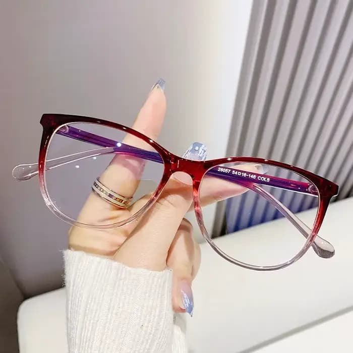 Lunettes transparentes rétro pour femmes