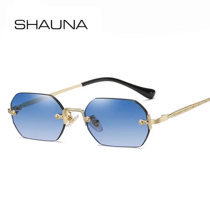 Lunettes de soleil gothiques sans monture