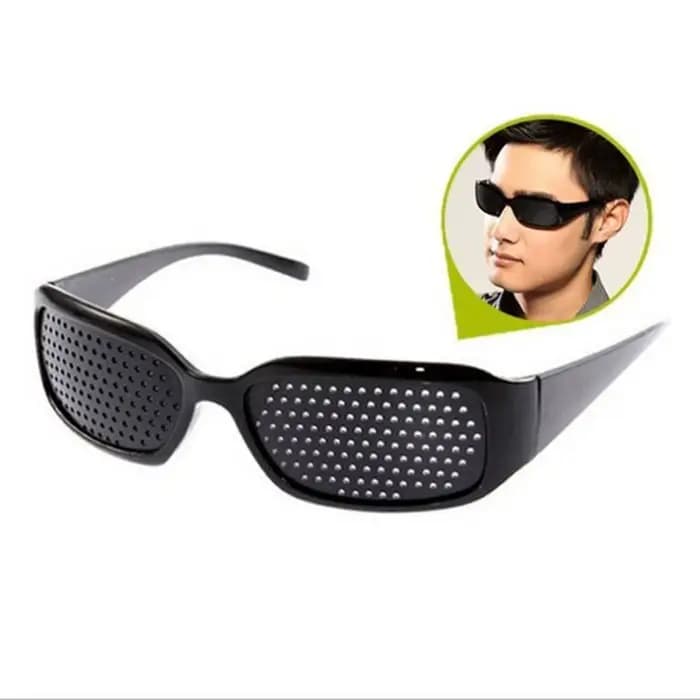 Lunettes à trous de pinhole tendance pour hommes et femmes