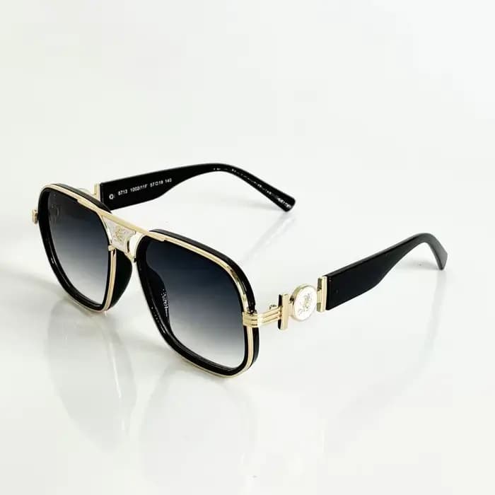 Lunettes de soleil classiques en métal pour hommes et femmes
