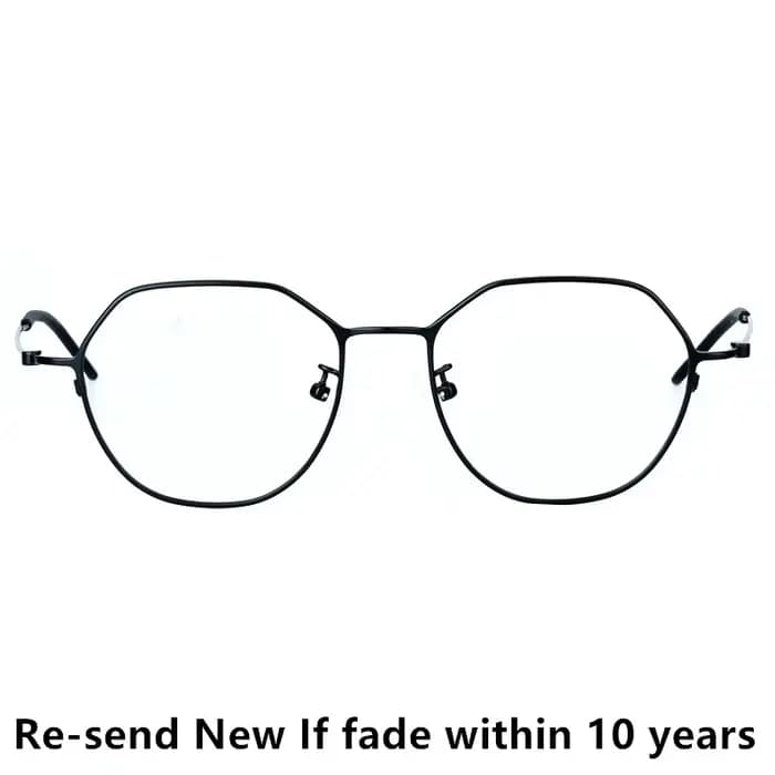 Lunettes polygone monture hommes ultralégères 6g titane femmes