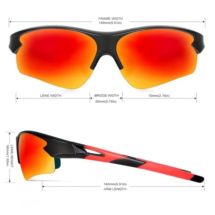 Lunettes de soleil de sport pour hommes et femmes