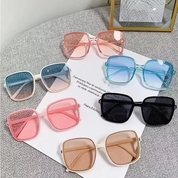 Lunettes de soleil carrées pour femmes et hommes