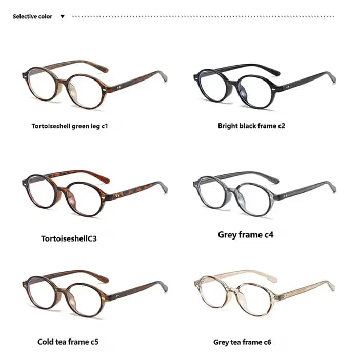 Petites lunettes ovales minimalistes pour femmes