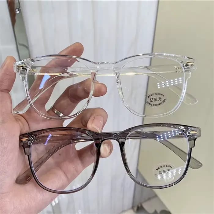 Lunettes de myopie finies transparentes femmes hommes étudiant Prescription