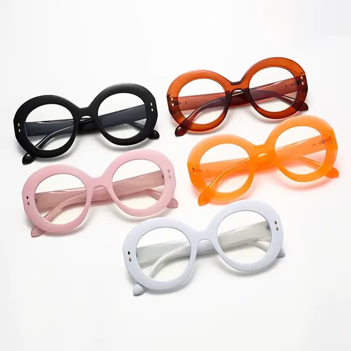 Randonnée Camping nouvelle mode Anti-Blu-Ray lunettes pour femme rétro hommes lunettes cadre tendance Transparent universel lunettes femme