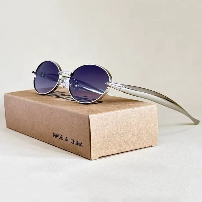 Lunettes De Soleil ovales femmes à la mode 2025 luxe Vintage