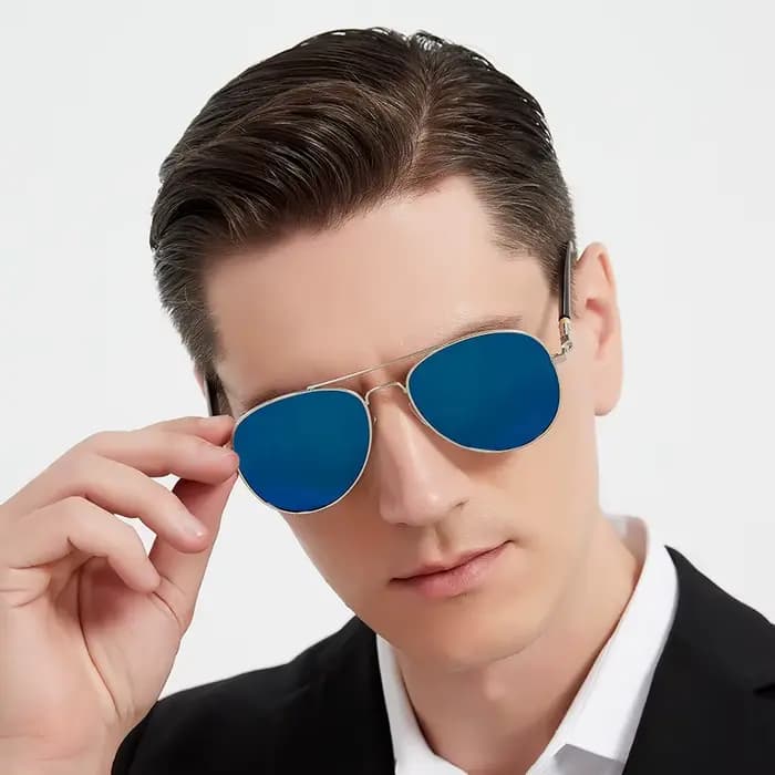 Lunettes de soleil carrées vintage tendance pour hommes et femmes