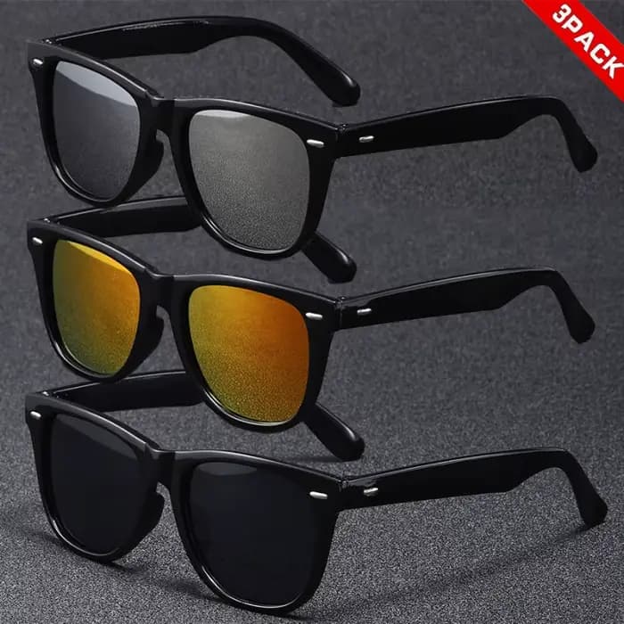 Lunettes de soleil classiques style Wayfarer