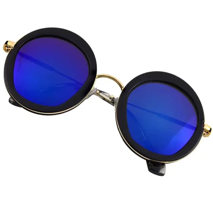 Lunettes de soleil rondes vintage pour femmes