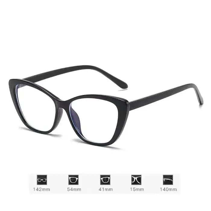 Lunettes de vue œil de chat violet