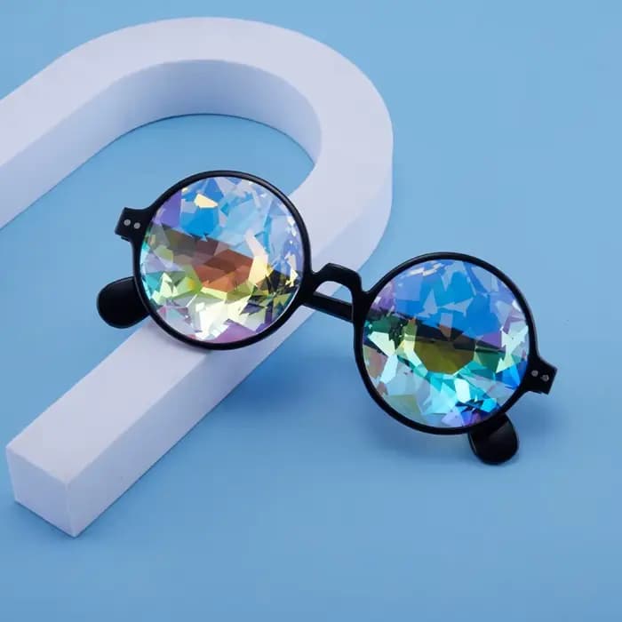 Lunettes Caleidoscope Colorées pour Femmes